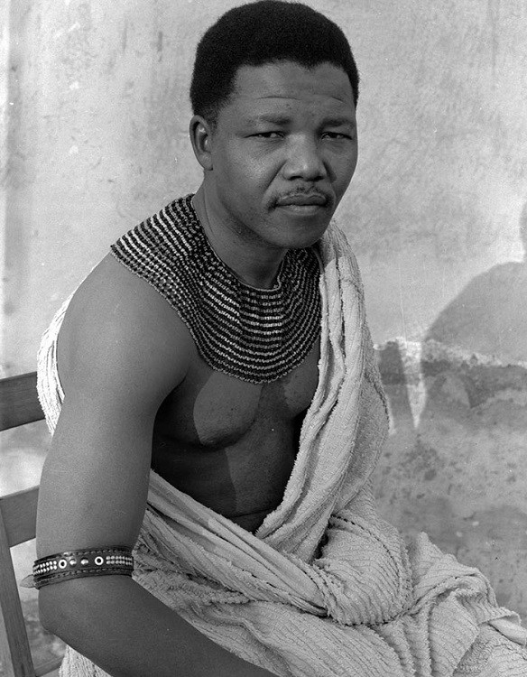 Nelson Mandela in his youth